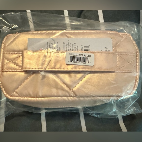 Lug Swizzle Jewelry Case in Metallic Rose Gold - Picture 3 of 5